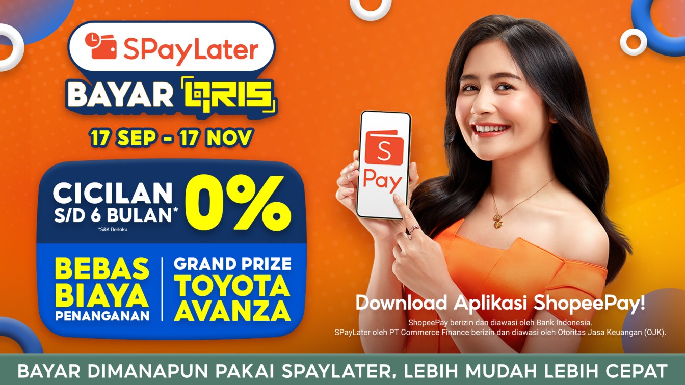 Promo Bayar QRIS Pakai SPayLater, Menangkan Toyota Avanza