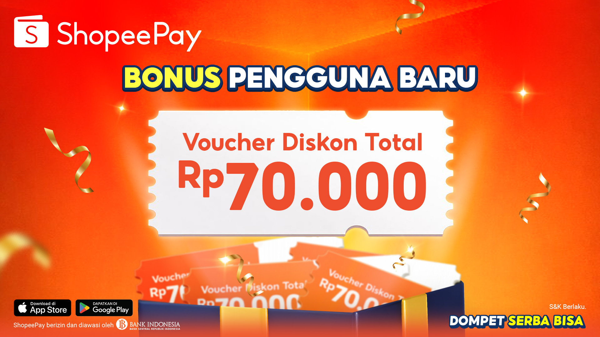 Cara Download Aplikasi ShopeePay dan Klaim Bonus Voucher Pengguna Baru hingga Rp70.000