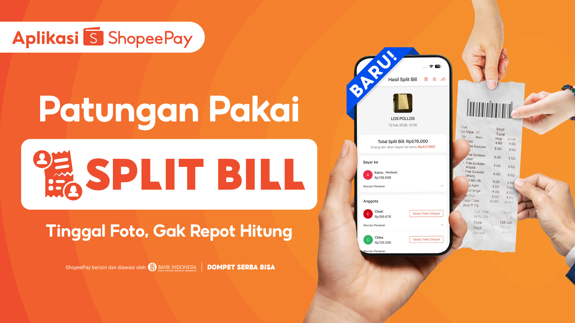 Cara Menggunakan Fitur Split Bill di Aplikasi ShopeePay, Makin Praktis!
