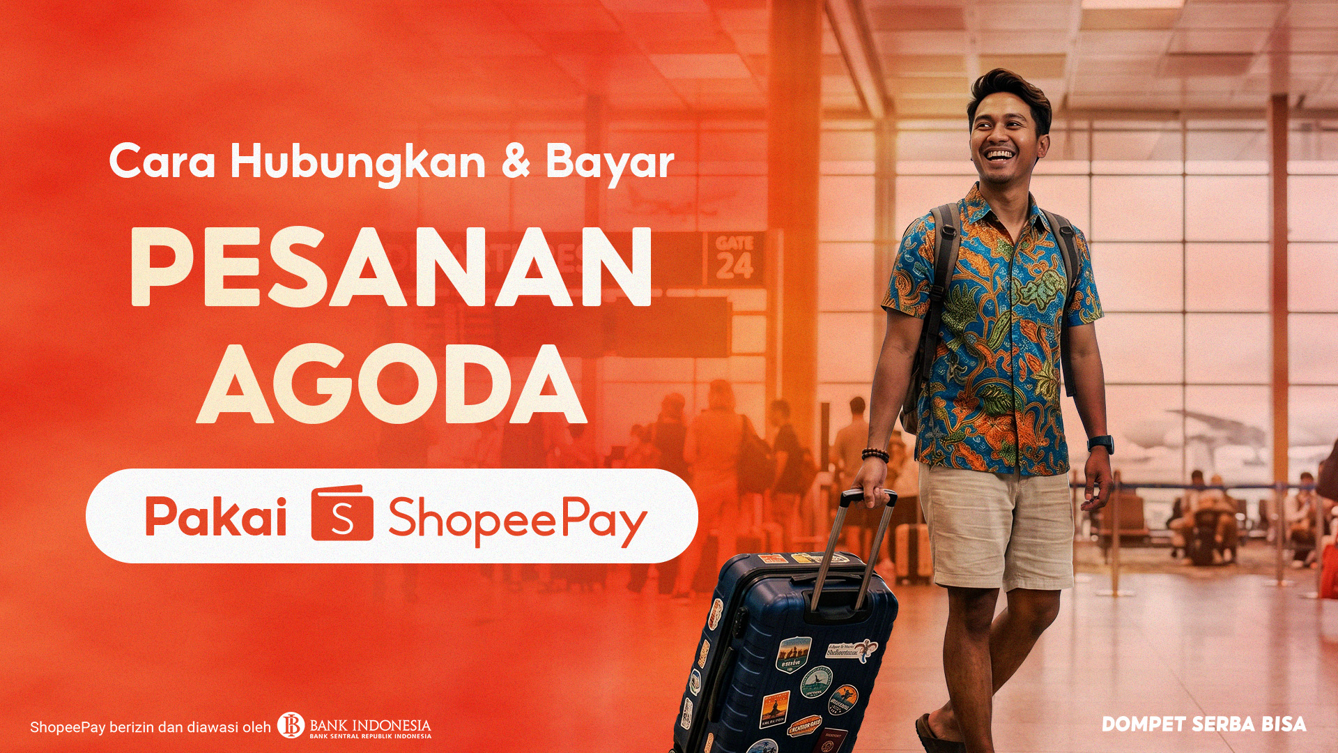 Cara Hubungkan dan Bayar Agoda Pakai ShopeePay