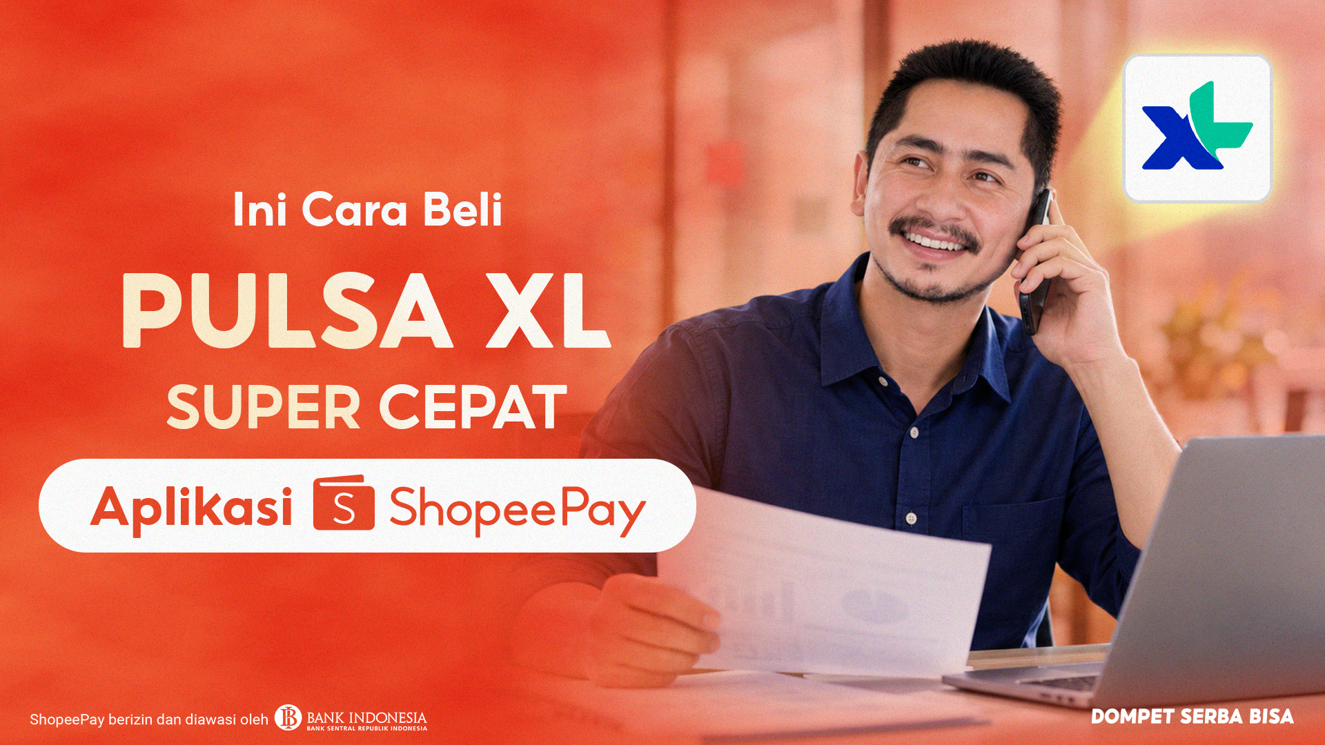 Ini Cara Beli Pulsa XL Super Cepat di Aplikasi ShopeePay